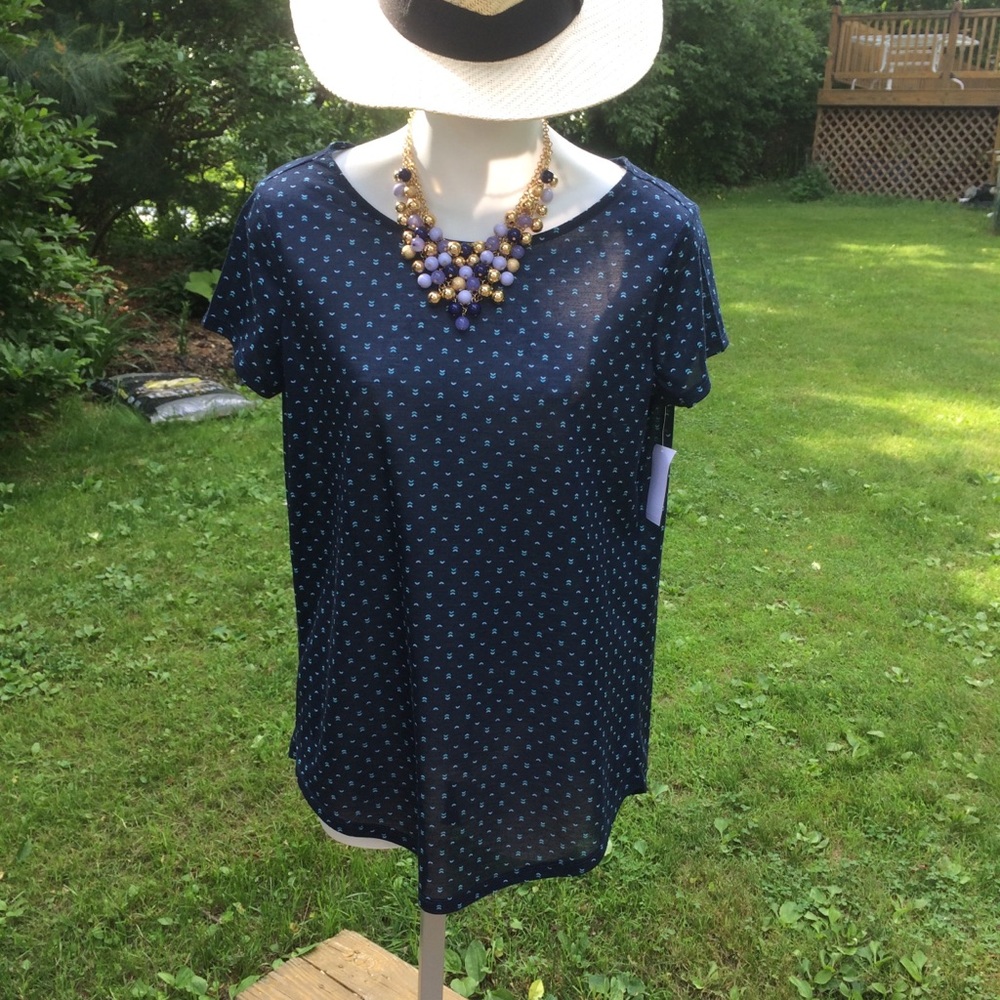 Versatile Blue Blouse
